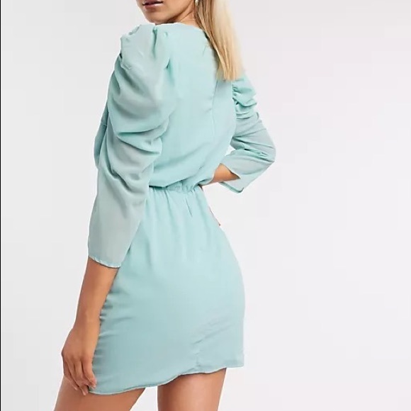 ASOS - AX Paris Ruffle Front Dress - Picture 3 of 8